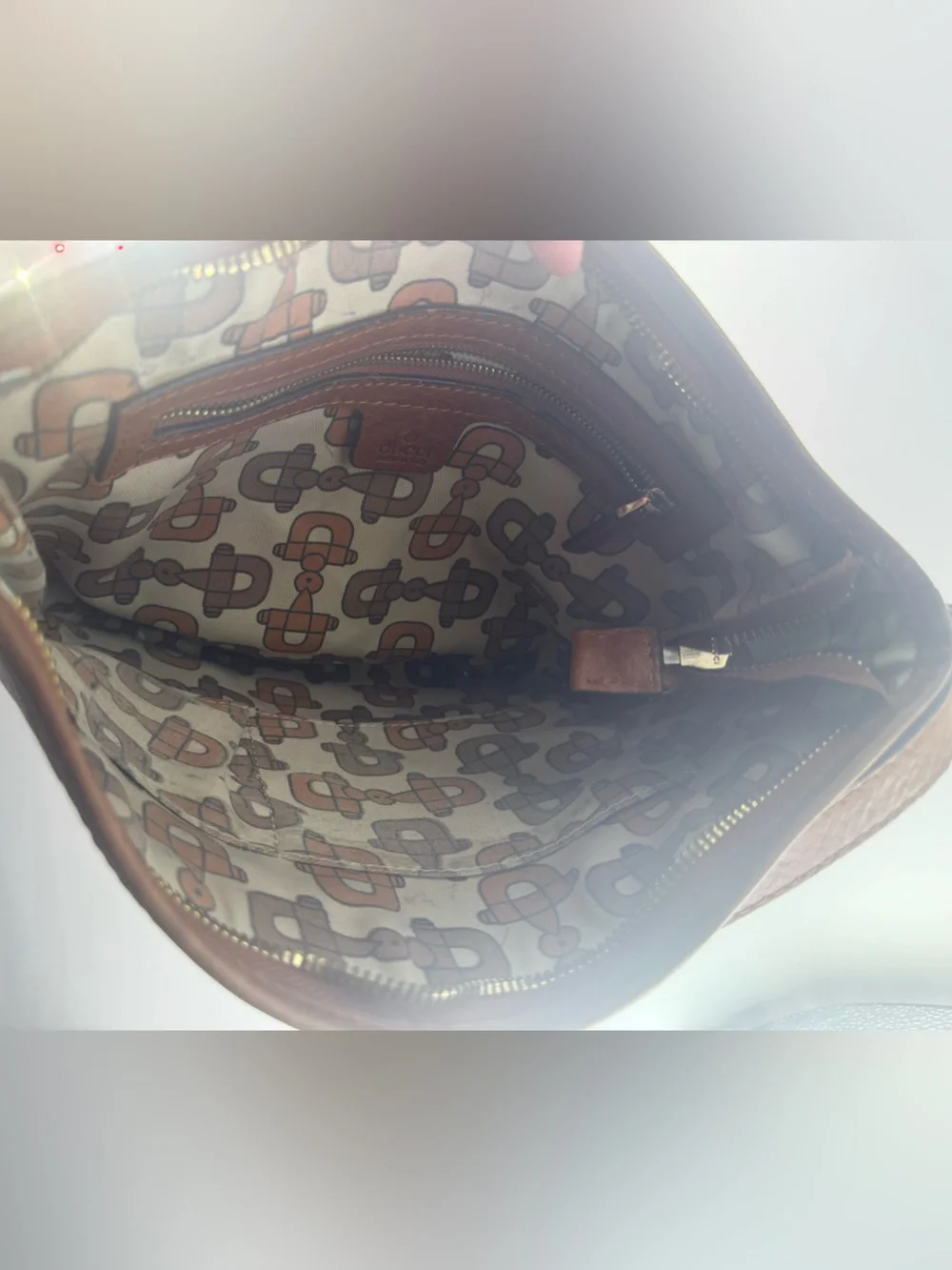 Gucci Bag Guccissima Leather Hobo GG Monogram Shoulder Bag Vintage Y2K Italy - Picture 4 of 14